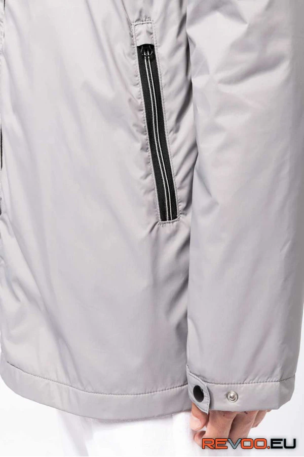 Uniszex kapucnis kabát polárbéléssel Kariban KA6153 15.