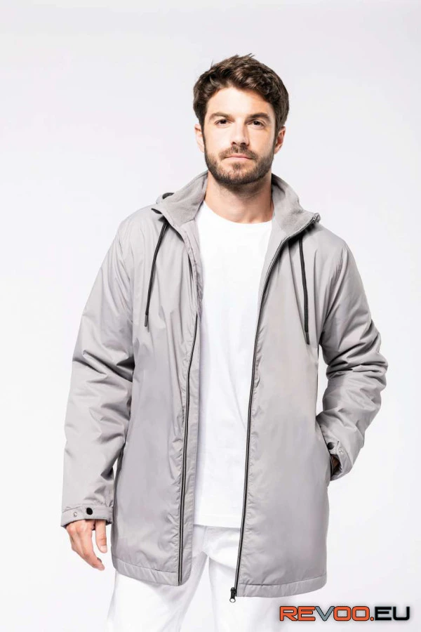 Uniszex kapucnis kabát polárbéléssel Kariban KA6153 4.