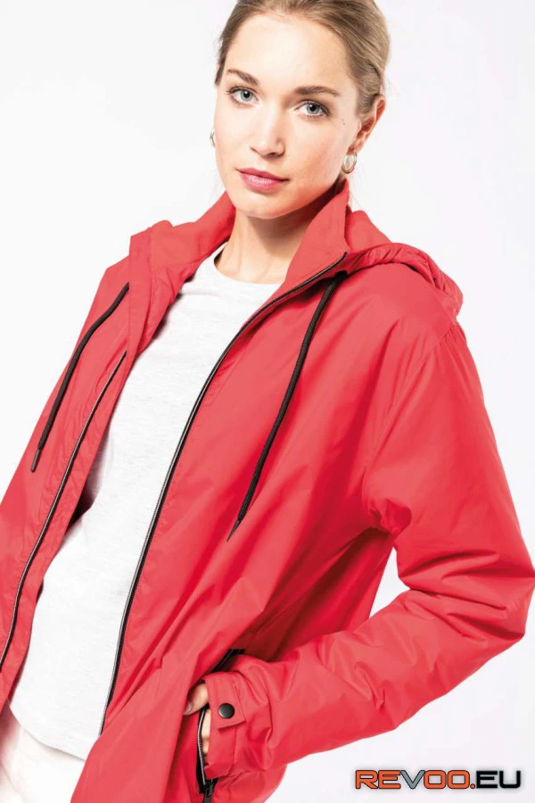 Uniszex kapucnis kabát polárbéléssel Kariban KA6153 7.