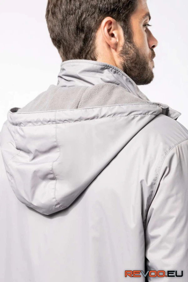 Uniszex kapucnis kabát polárbéléssel Kariban KA6153 9.