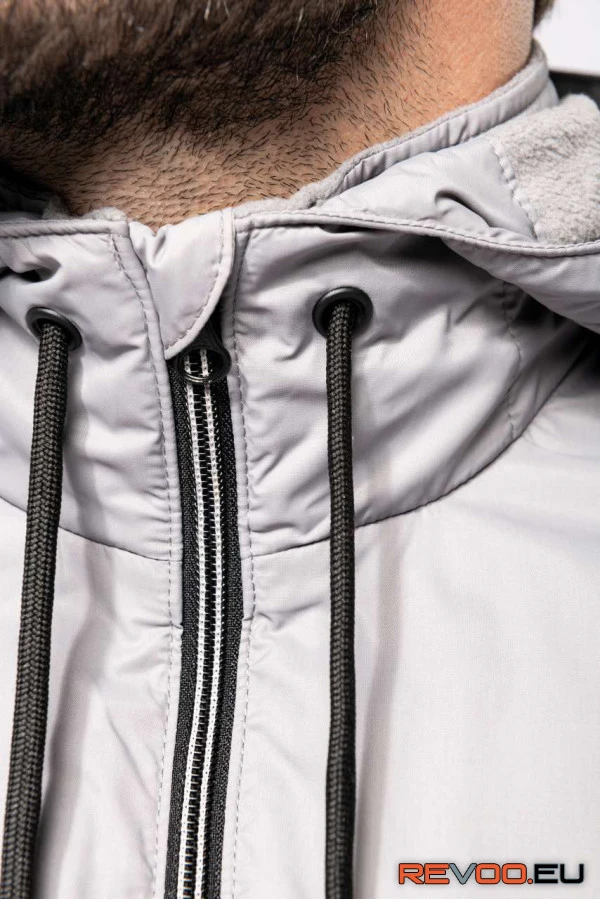 Uniszex kapucnis kabát polárbéléssel Kariban KA6153 10.