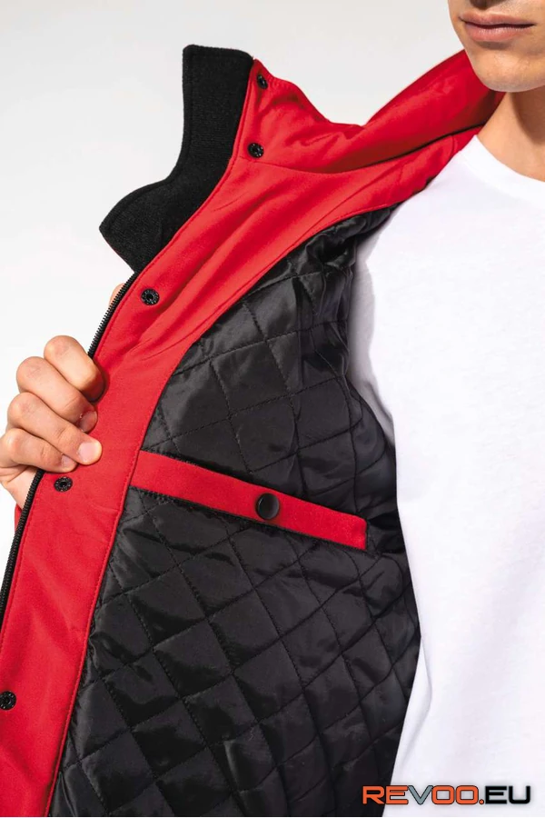Kapucnis softshell bélelt kabát Kariban KA650 15.