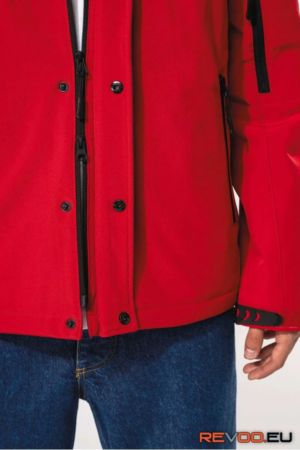 Kapucnis softshell bélelt kabát Kariban KA650 16.