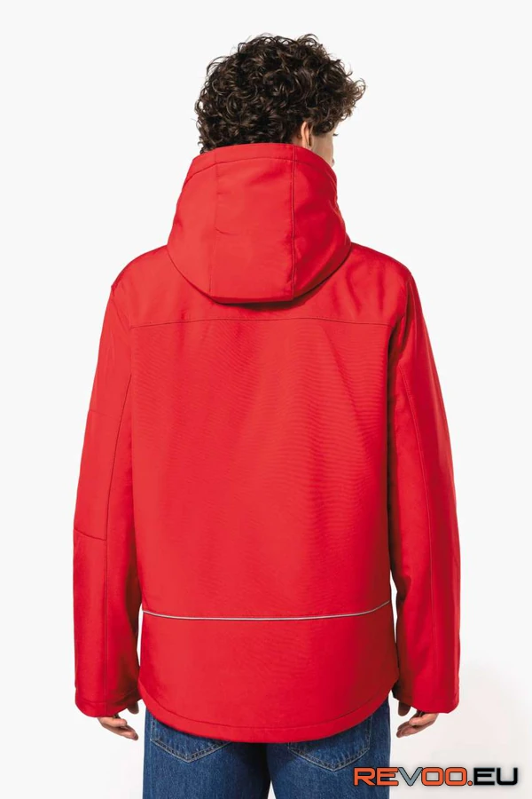 Kapucnis softshell bélelt kabát Kariban KA650 5.