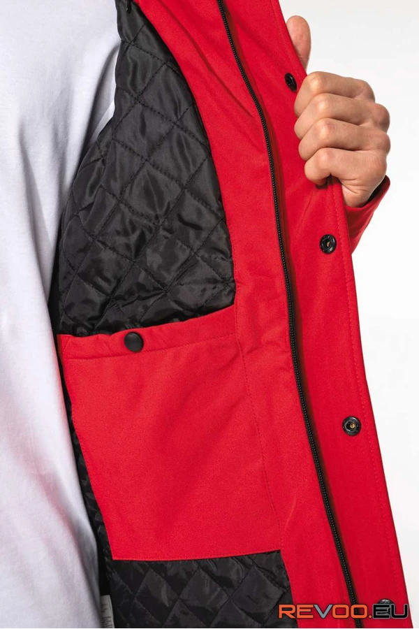 Kapucnis softshell bélelt kabát Kariban KA650 7.
