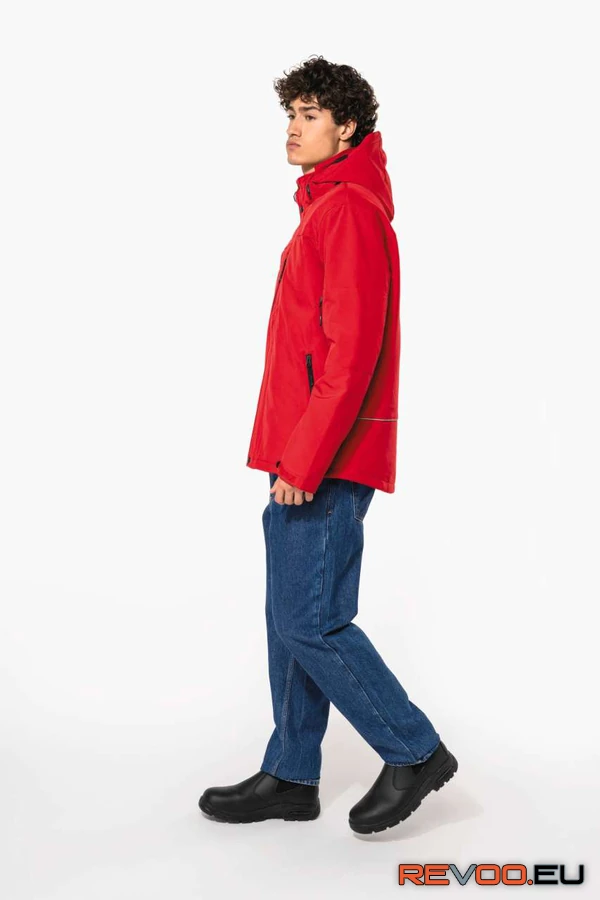 Kapucnis softshell bélelt kabát Kariban KA650 9.