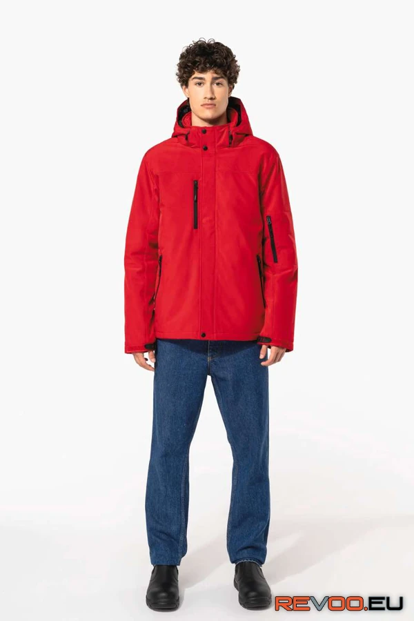 Kapucnis softshell bélelt kabát Kariban KA650 10.