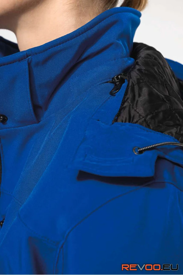 Kapucnis bélelt női softshell kabát Kariban KA651 5.