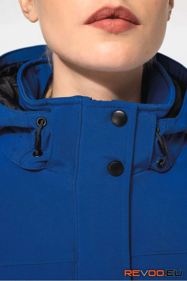 Kapucnis bélelt női softshell kabát Kariban KA651 7.