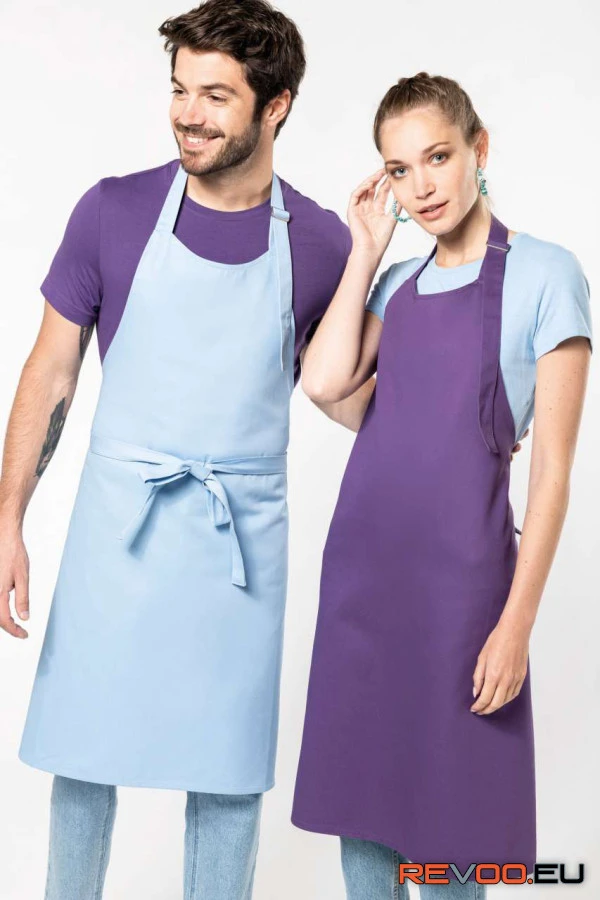 Pamut zseb nélküli kötény Kariban KA895 2.