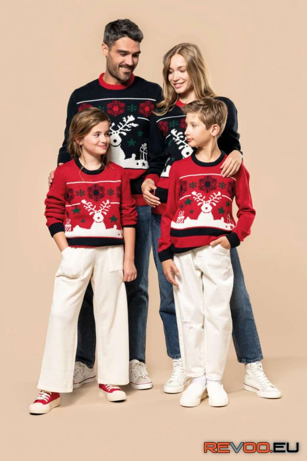 Kids’ környakas karácsonyi felső Kariban KA9012 7.