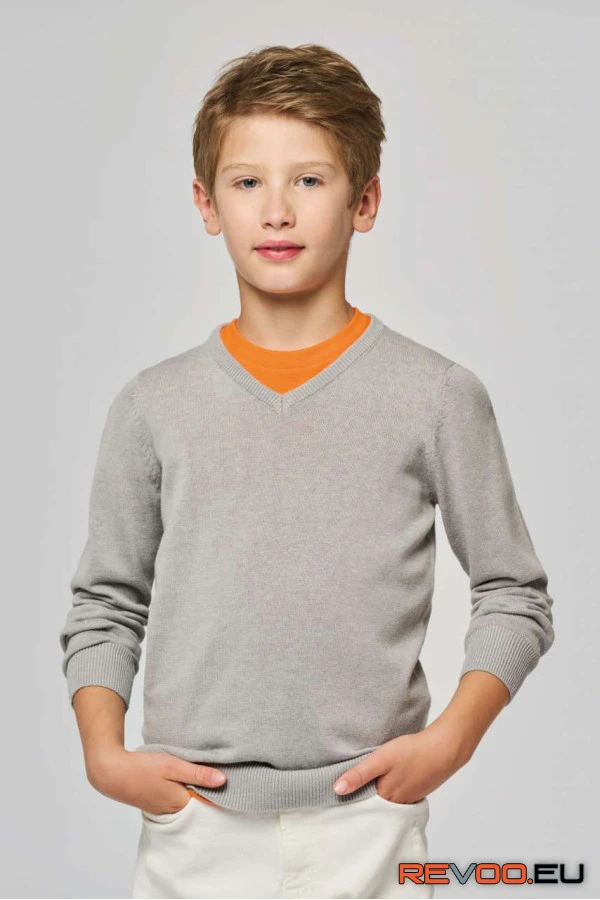 V-nyakú pulóver Kariban KA9109 2.