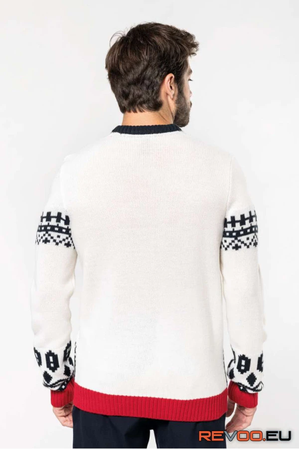 Rögbi mintás pulóver Kariban KA991 4.