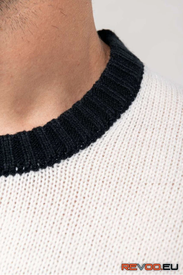 Rögbi mintás pulóver Kariban KA991 5.