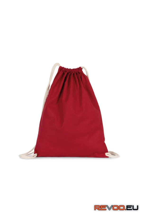 Húzózsinóros biopamut hátizsák Kimood KI0139 2.