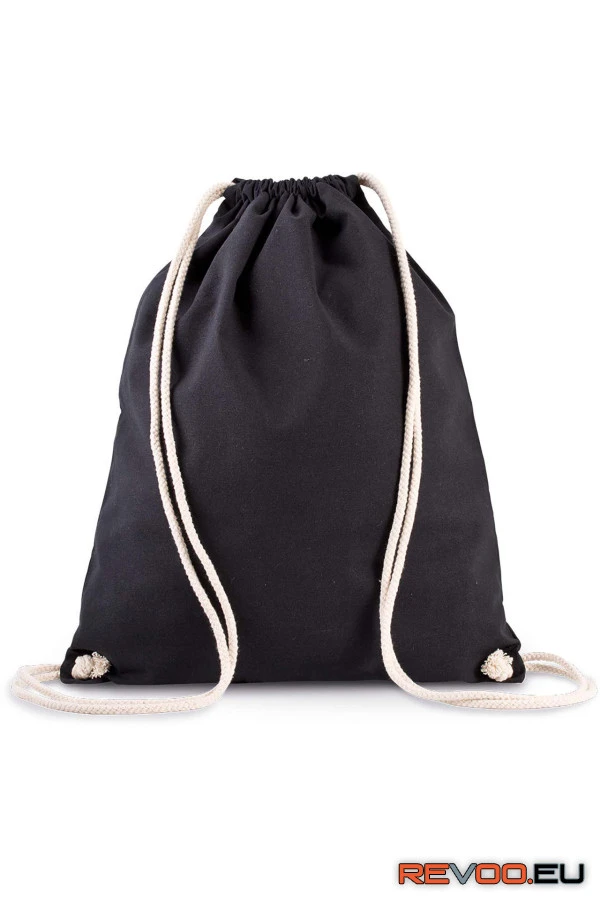 Húzózsinóros biopamut hátizsák Kimood KI0139 3.