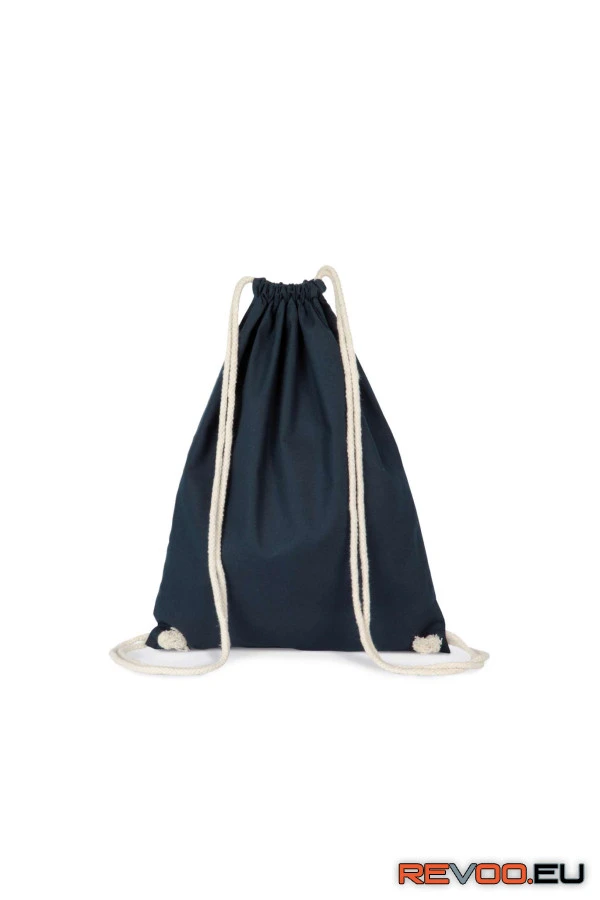 Húzózsinóros biopamut hátizsák Kimood KI0139 4.