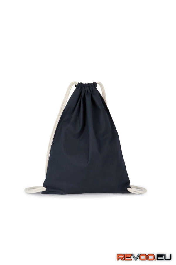 Húzózsinóros biopamut hátizsák Kimood KI0139 5.