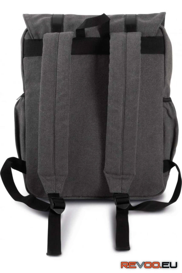 Flap tetejű vászon hátizsák Kimood KI0143 2.