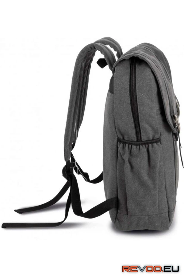 Flap tetejű vászon hátizsák Kimood KI0143 3.