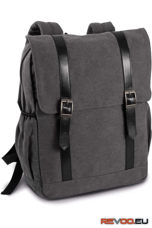 Flap tetejű vászon hátizsák Kimood KI0143 4.