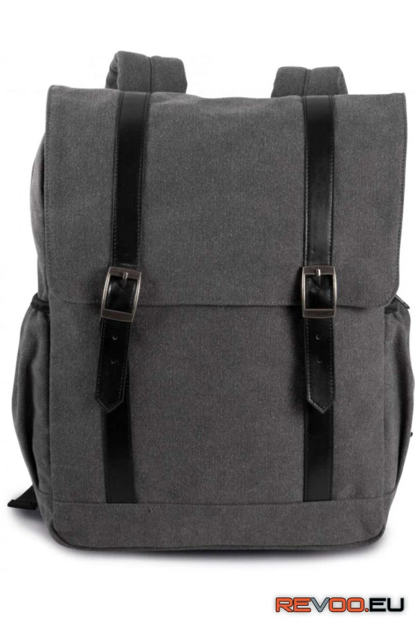 Flap tetejű vászon hátizsák Kimood KI0143 5.