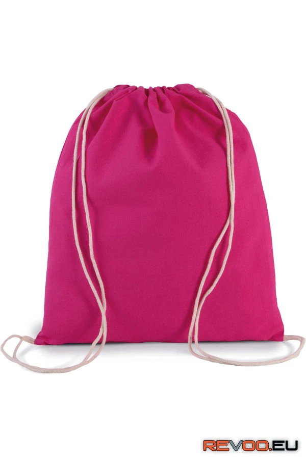 Húzózsinóros biopamut kicsi hátizsák Kimood KI0147 1.