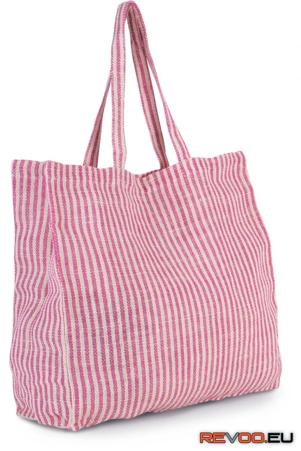 Juco csíkos bevásárlószatyor   Kimood KI0236 1.