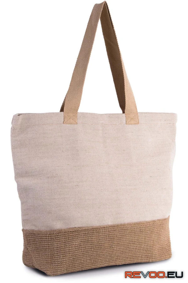 Rusztikus Juco nagy bevásárlótáska Kimood KI0258 3.