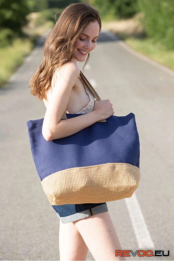 Rusztikus Juco nagy bevásárlótáska Kimood KI0258 4.