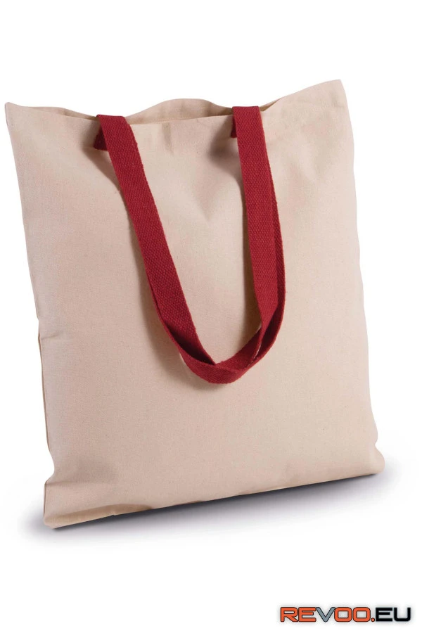 Lapos vászon bevásárlószatyor fogantyúval Kimood KI0277 1.