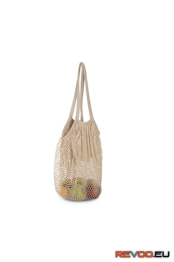 Pamut hálós bevásárló táska Kimood KI0285 2.