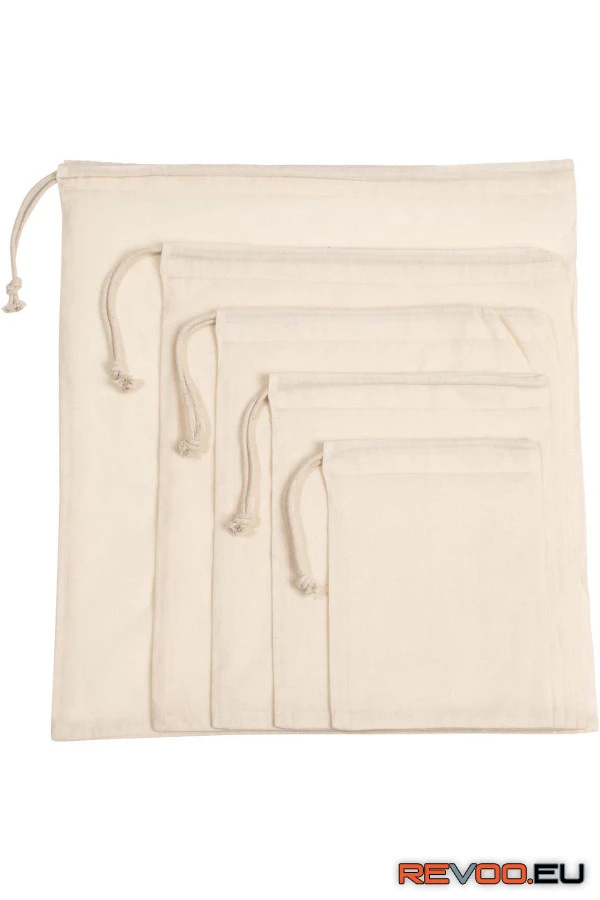 Biopamut húzózsinóros zsák   Kimood KI0729 1.