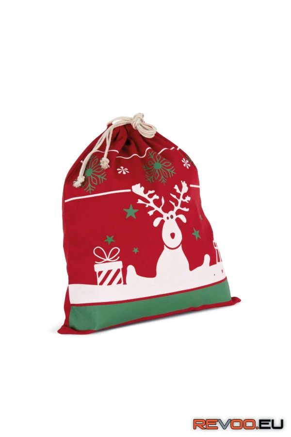 Húzózsinóros zsák karácsonyi mintával Kimood KI0735 2.