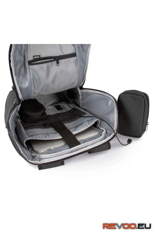 Vízálló lopásgátlós hátizsák sisaktartóval   Kimood KI0889 2.