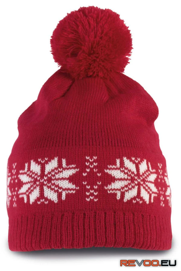 Fair Isle kötött sapka K-UP KP540 2.