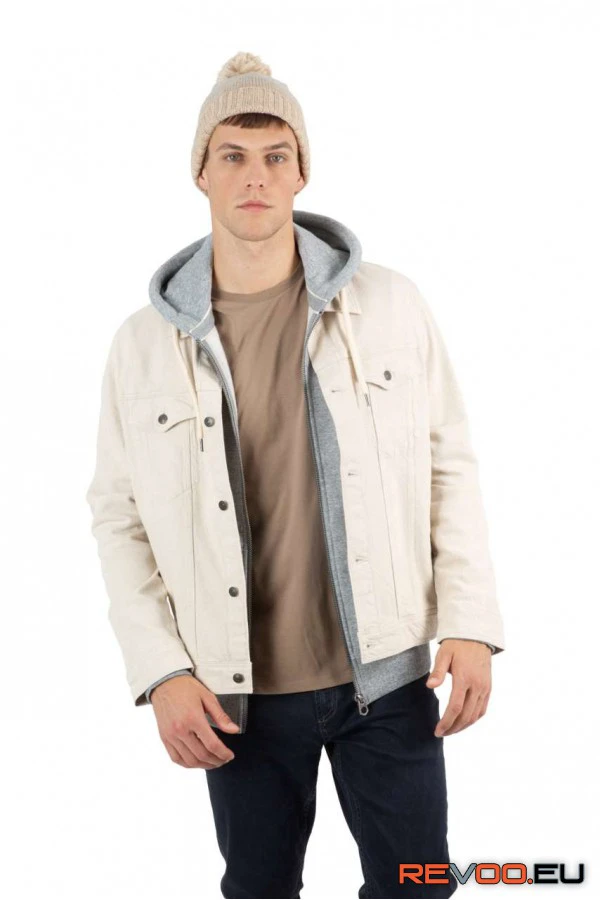 Kötött csíkos sapka újrahasznosított fonalból K-UP KP556 4.