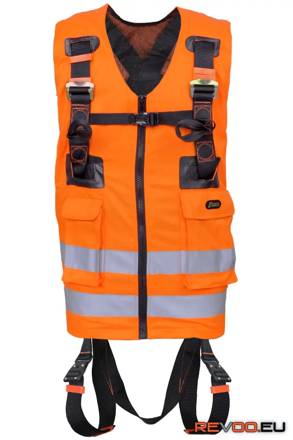 2 pontos teljes testheveder, Reflex 2 láthatósági mellénnyel Kratos KRA-FA1030300 1.