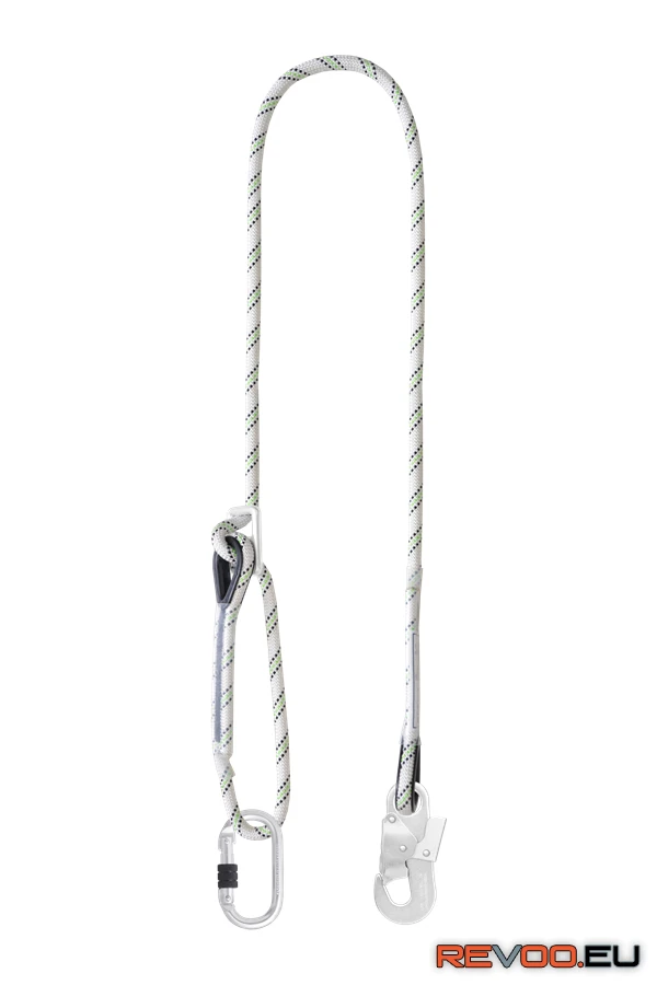 2m hosszú rögzítőpánt +munkapozícionáló, +2 csavaros acélkarabiner, 17mm nyitótávolsággal Kratos KRA-FA4090220 1.