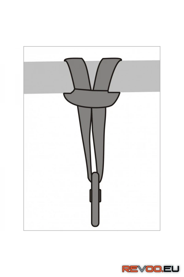 1,5m hosszú hurokheveder Kratos KRA-FA6000515 2.