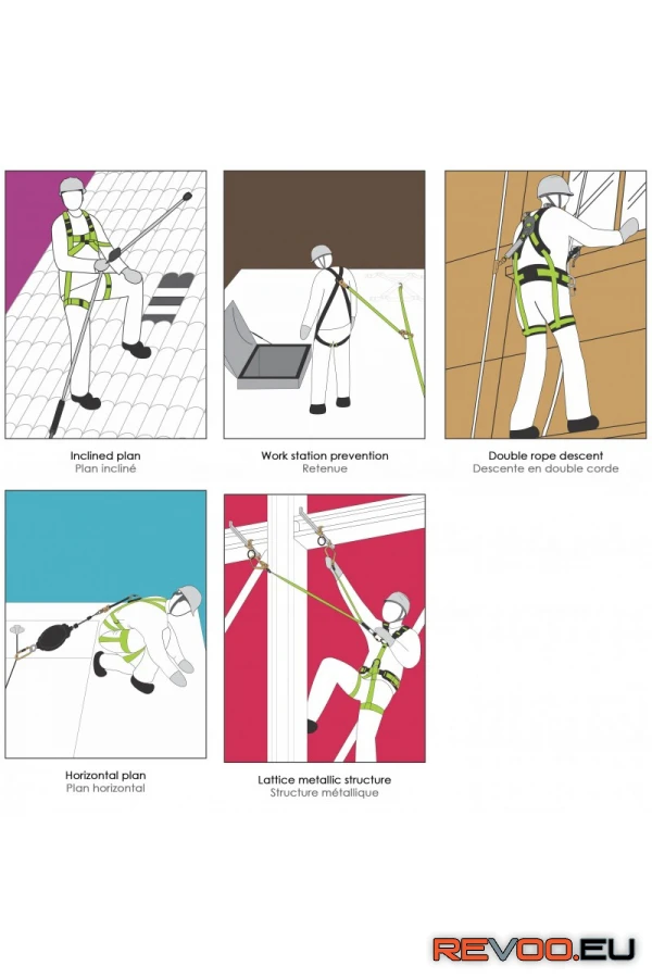 Vízszintes mentőkötél 2 személyes Kratos KRA-FA6000700 3.