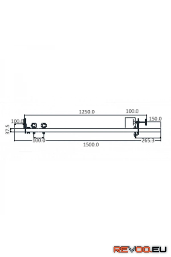 Kikötési pont ajtóhoz Kratos KRA-FA6001500 3.