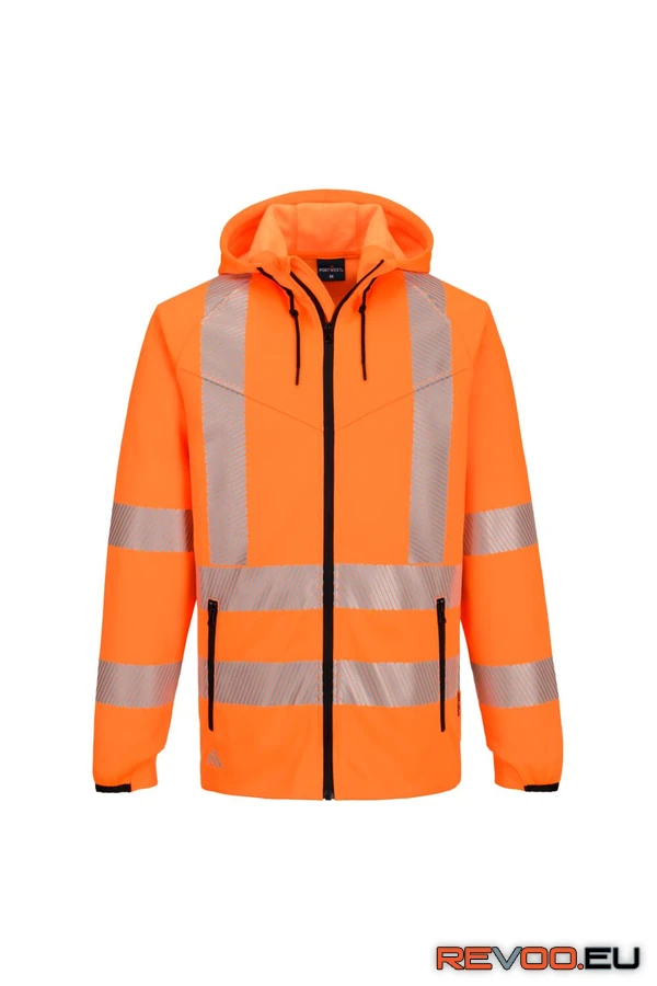 KX3 Sport Hi-Vis cipzáras kapucnis pulóver Portwest KX303 1.
