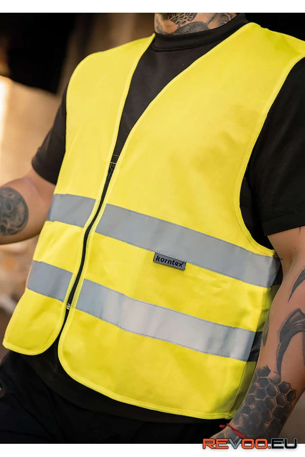 Cologne cipzáras láthatósági mellény   Korntex KXRX217 4.