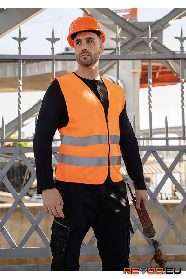 Cologne cipzáras láthatósági mellény   Korntex KXRX217 5.