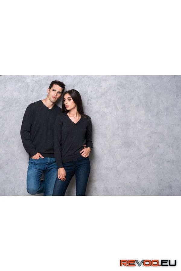 Férfi V-nyakú pamut pulóver Legend World Wide LW9133 6.