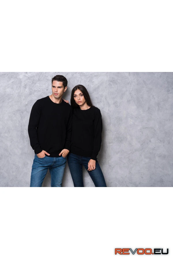 Férfi környakas pamut pulóver Legend World Wide LW9188 2.