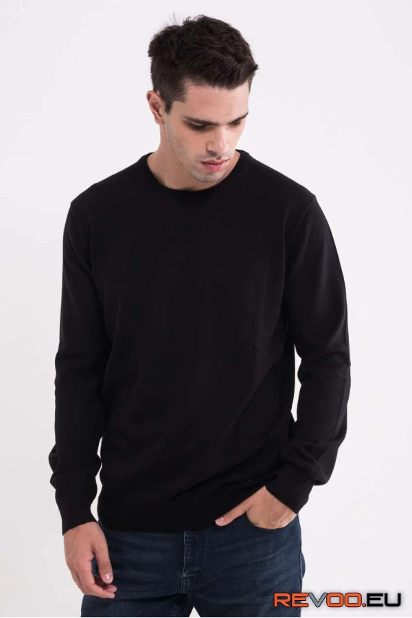 Férfi környakas pamut pulóver Legend World Wide LW9188 1.