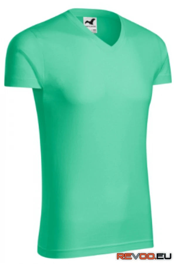 Slim Fit V-neck póló Adler-Malfini MAL-146 1.