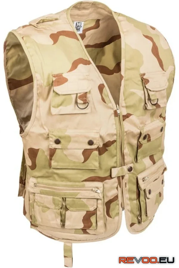 Safari mellény, sivatagi M-Tramp MEL00027-29 1.